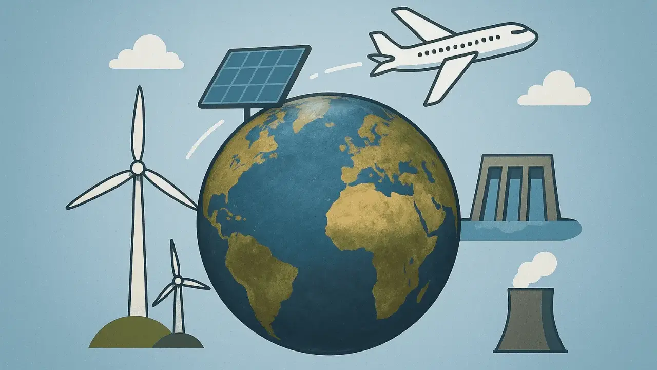 Erneuerbare Energien wie Windkraft und Solarenergie umgeben die Erde. Costa Rica setzt auf grüne Energie.