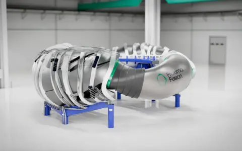 Ein Prototyp für Fusionsenergie von Proxima Fusion, ein Beispiel für innovative Energie Startups.
