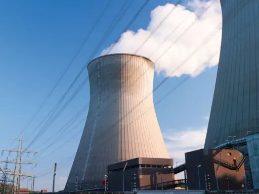 Kühltürme eines Atomkraftwerks, das die Debatte um Atomstrom Subventionen in Deutschland widerspiegelt.