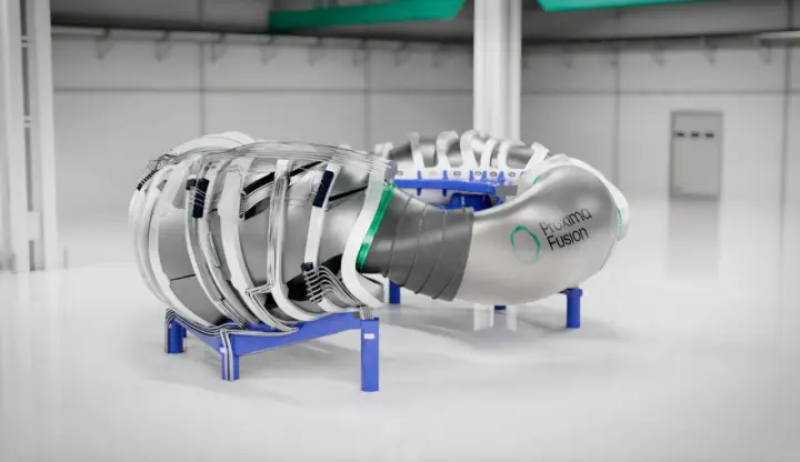 Ein Prototyp für Fusionsenergie von Proxima Fusion, ein Beispiel für innovative Energie Startups.